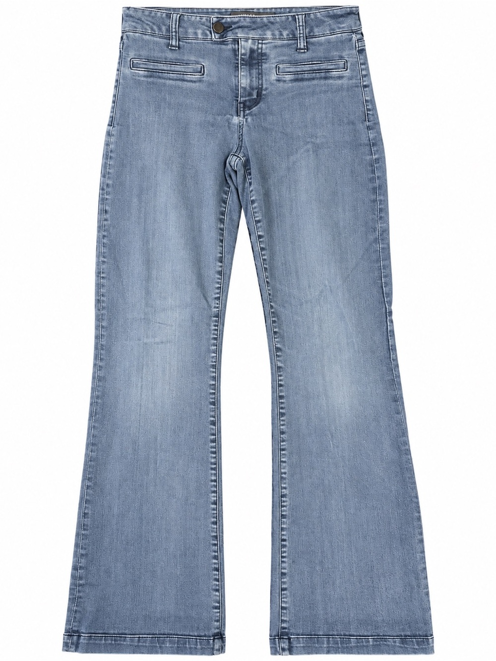 Liverpool Jeans Company Blue Tonal Print Flare Trouser Jeans Woman’s